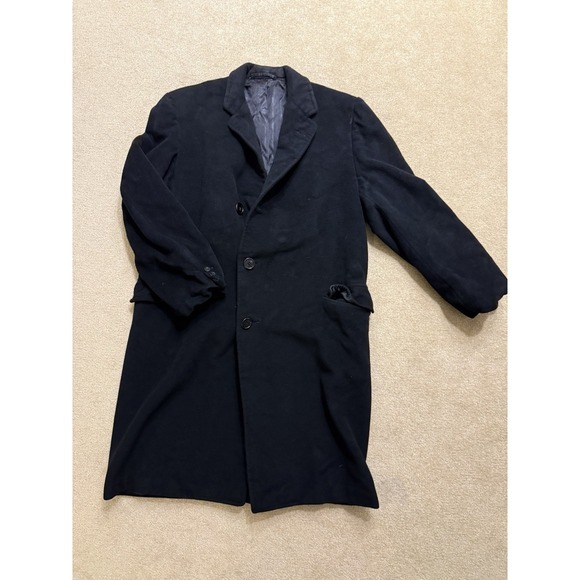 Hickey Freeman Other - Hickey Freeman Cashmere? Wool? Trench Over Coat Black